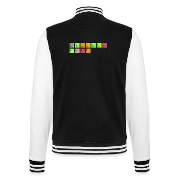 shirt_intelligenzbestie_pixel - Veste Teddy - noir/blanc - Dos - Marisol (170cm)