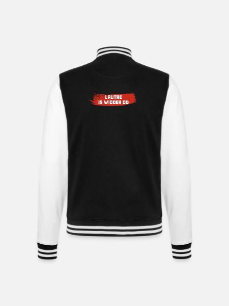 Lautre Pfälzer Dialekt Pfälze Lautre Is Widder Do - College-Sweatjacke - Schwarz/Weiß