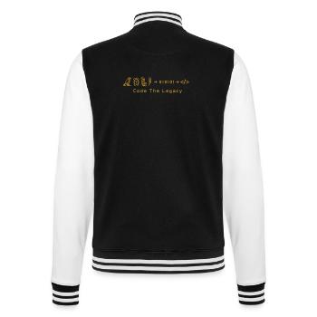 Codez l’héritage - Veste Teddy - noir/blanc - Dos - Marisol (170cm)