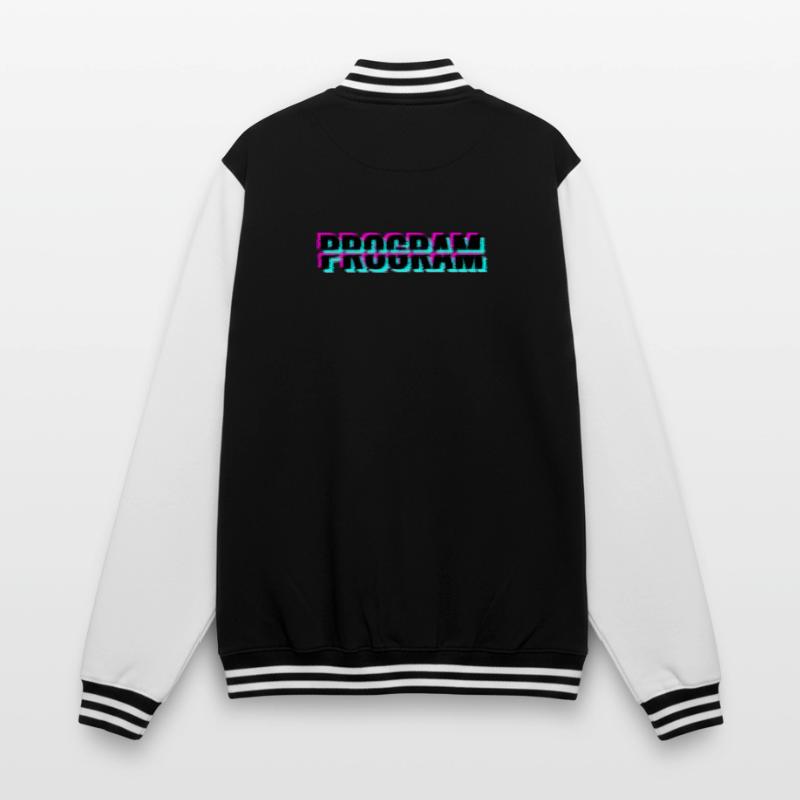 Computerprogramm College-Sweatjacke