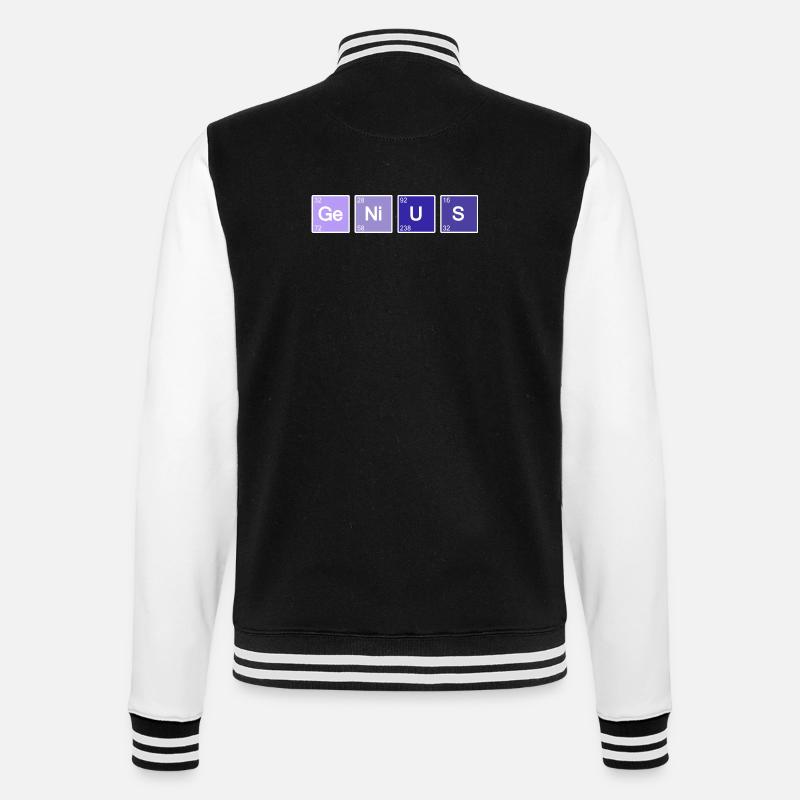 Genius Nerd Geek - Veste Teddy - noir/blanc