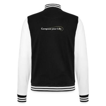 Composez votre vie – Attitude envers la vie pour les acteurs - Veste Teddy - noir/blanc - Dos - Marisol (170cm)