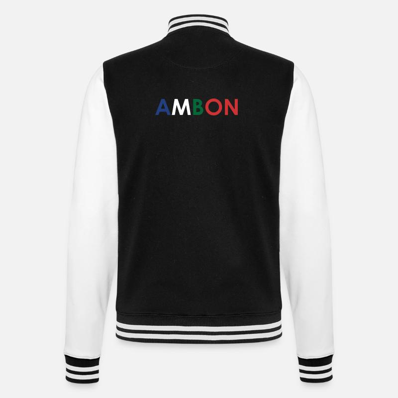 Ambon RMS - College Sweat Jacket - black/white