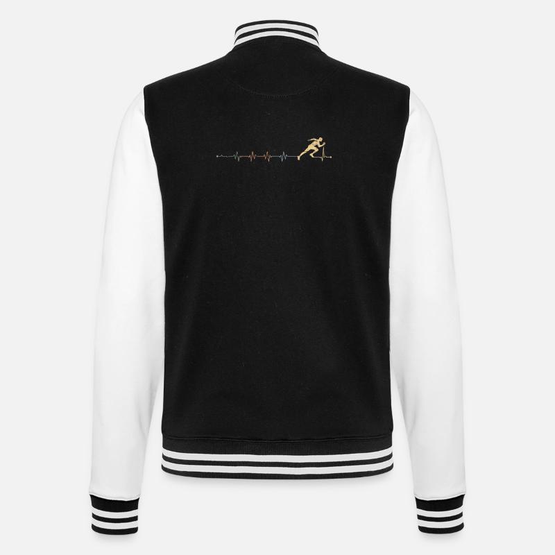Nom de conception en attente - Veste Teddy - noir/blanc