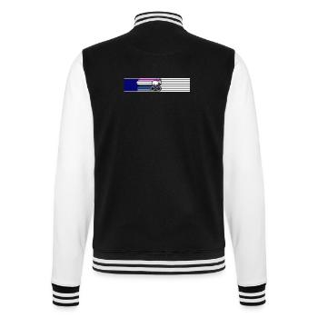 Tri Cycling - College Sweat Jacket - black/white - Back - Marisol (170cm)