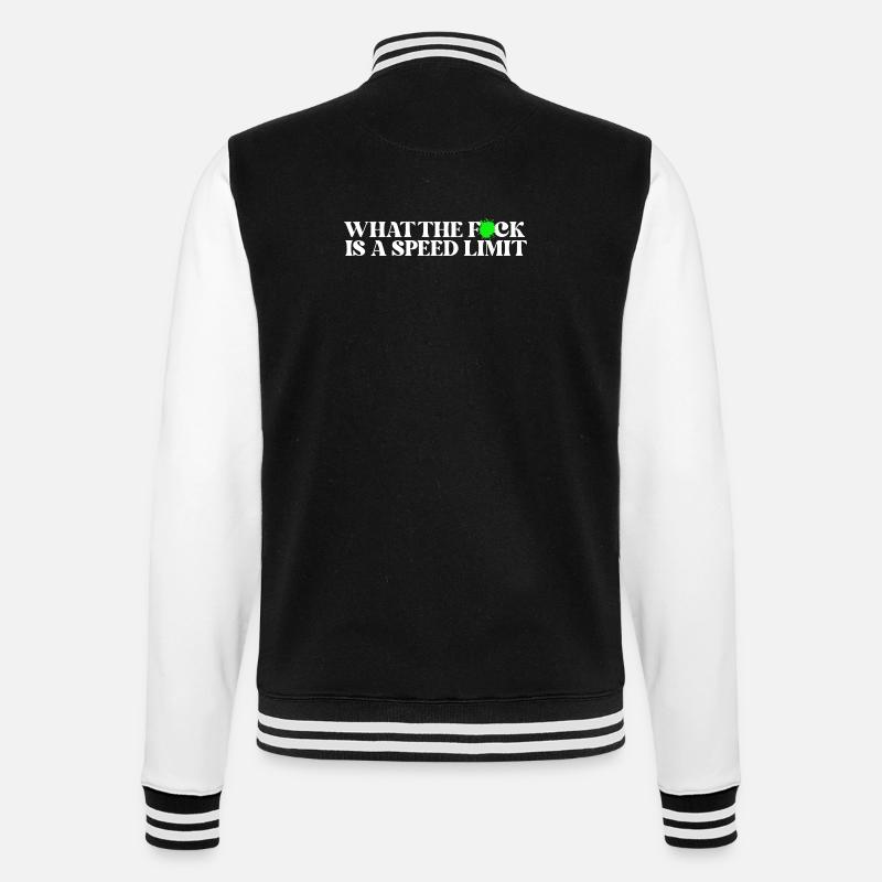 Car - College Sweat Jacket - black/white