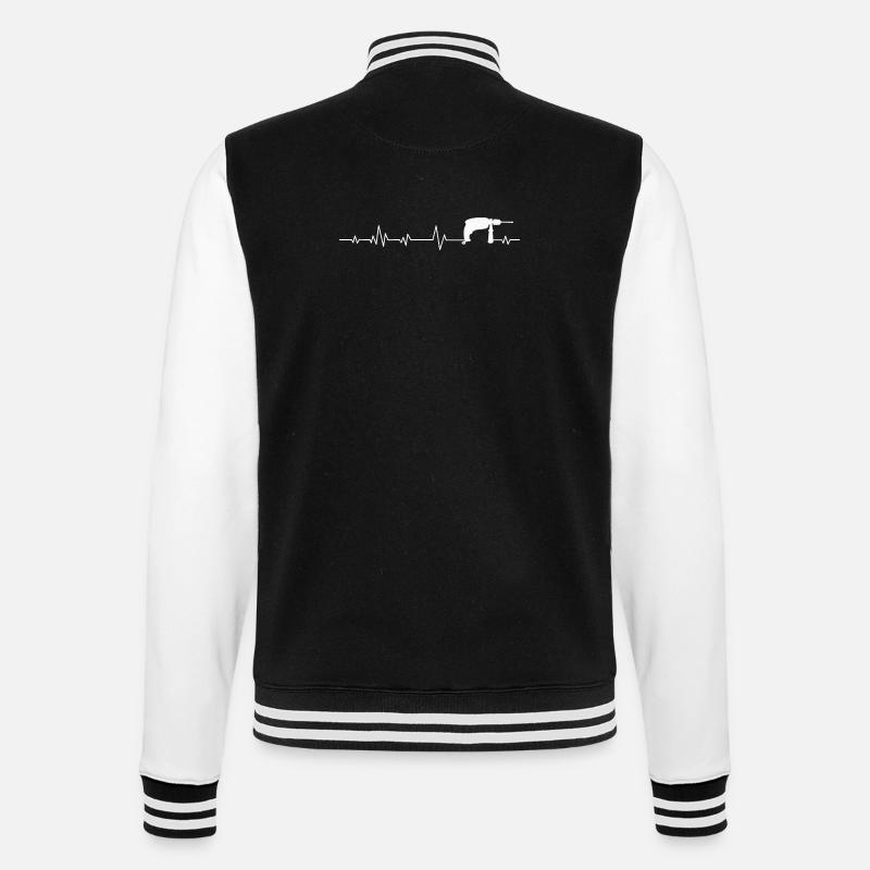 Handwerker Werkzeug Bohrmaschine - College-Sweatjacke - Schwarz/Weiß
