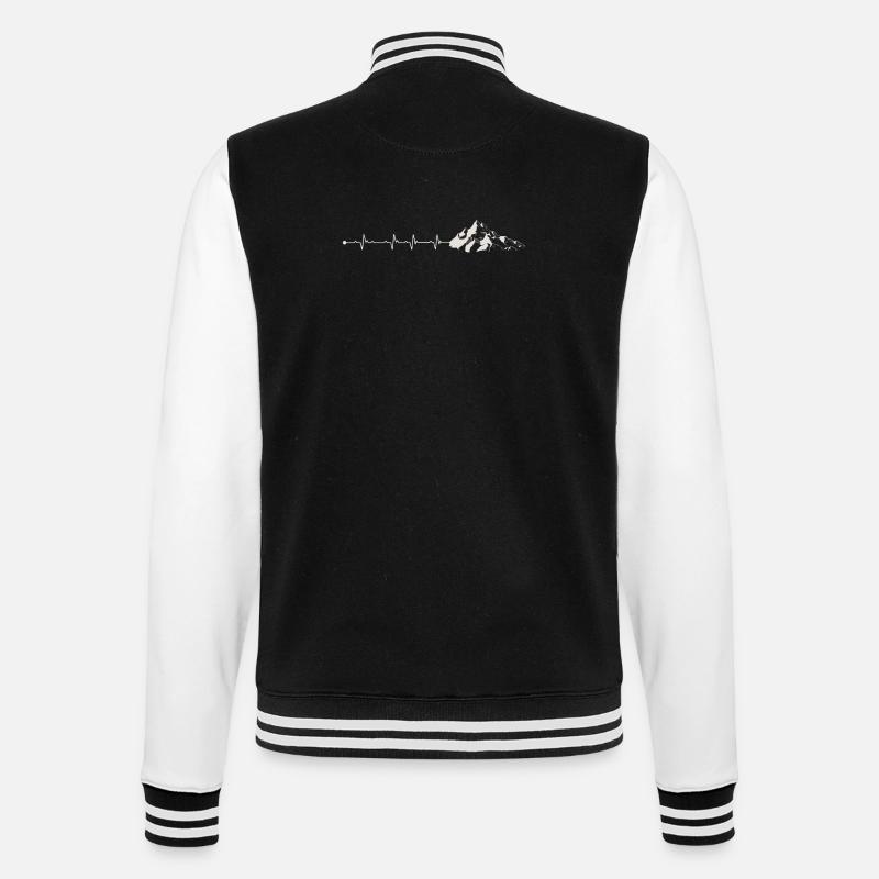 Mountain Pulse Adventure Tee - College Sweat Jacket - black/white