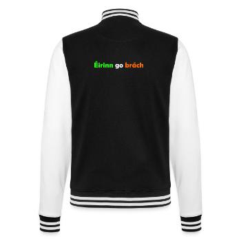 Eirin go brach - College-Sweatjacke - Schwarz/Weiß - Hinten - Marisol (170cm)