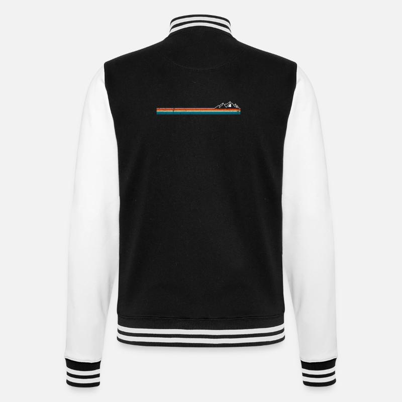 Awaiting design input - College Sweat Jacket - black/white