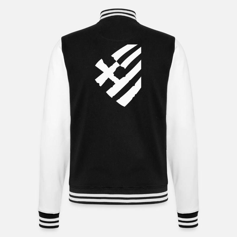 drapeau de la grèce - Veste Teddy - noir/blanc
