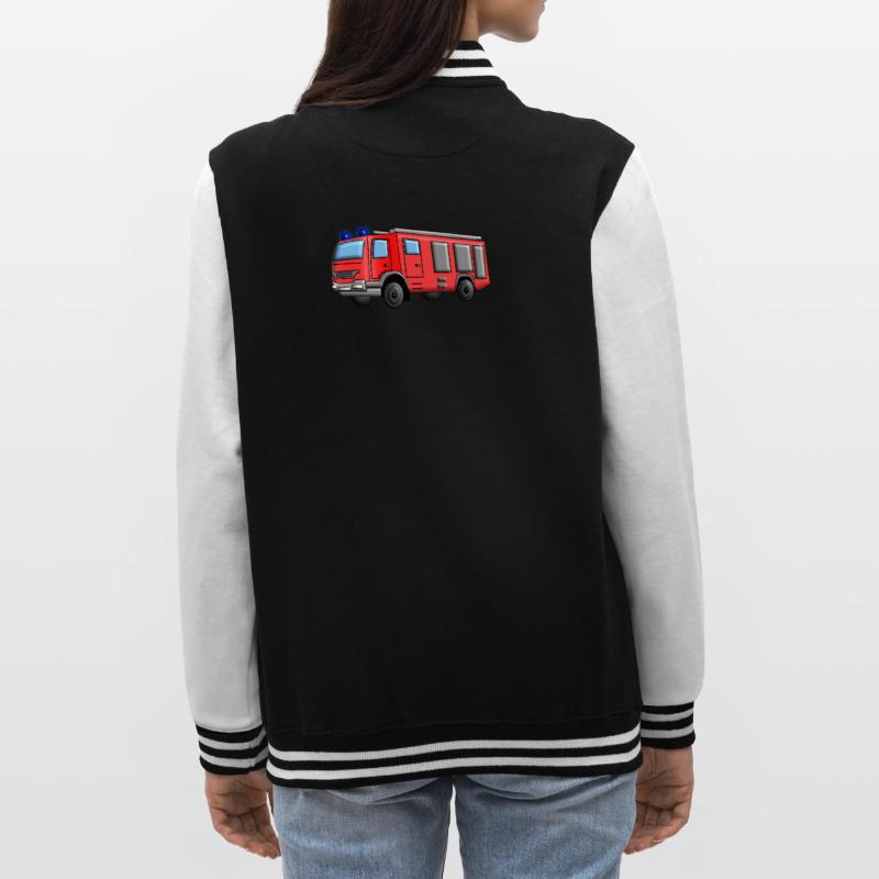 Fire engine Fire engine Fire engine Fire engine College Sweat Jacket