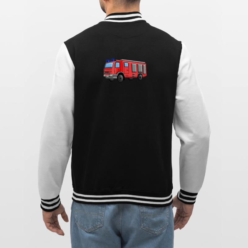 Fire engine Fire engine Fire engine Fire engine College Sweat Jacket