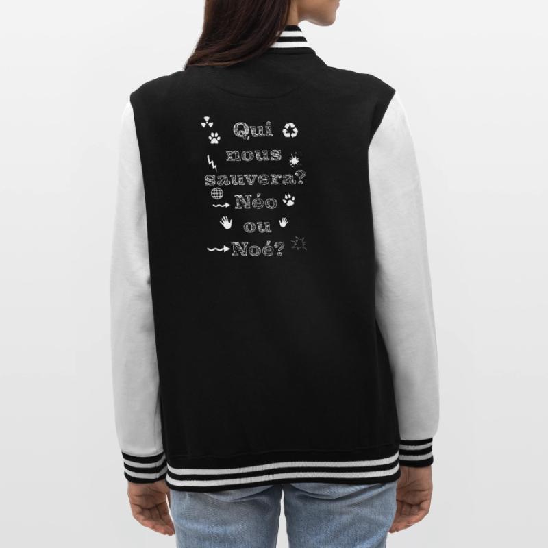 Wer wird uns retten? Neo oder Noah? College-Sweatjacke