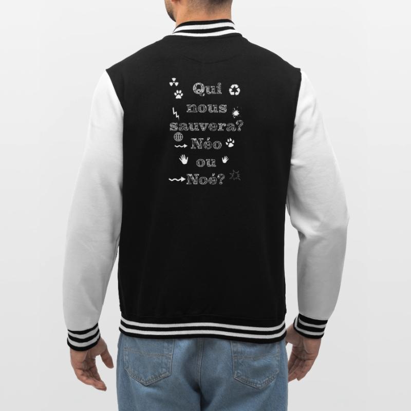 Wer wird uns retten? Neo oder Noah? College-Sweatjacke