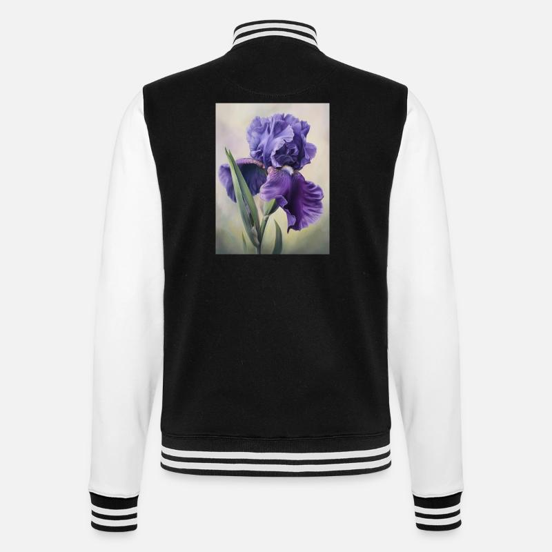 Iris FL 110 - College-Sweatjacke - Schwarz/Weiß