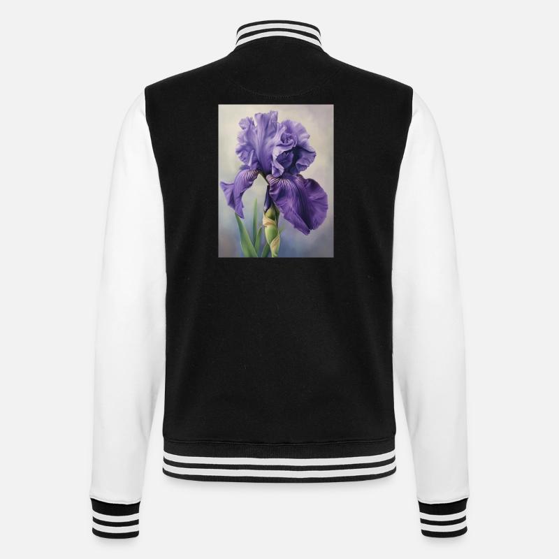 Iris FL 100 - College-Sweatjacke - Schwarz/Weiß