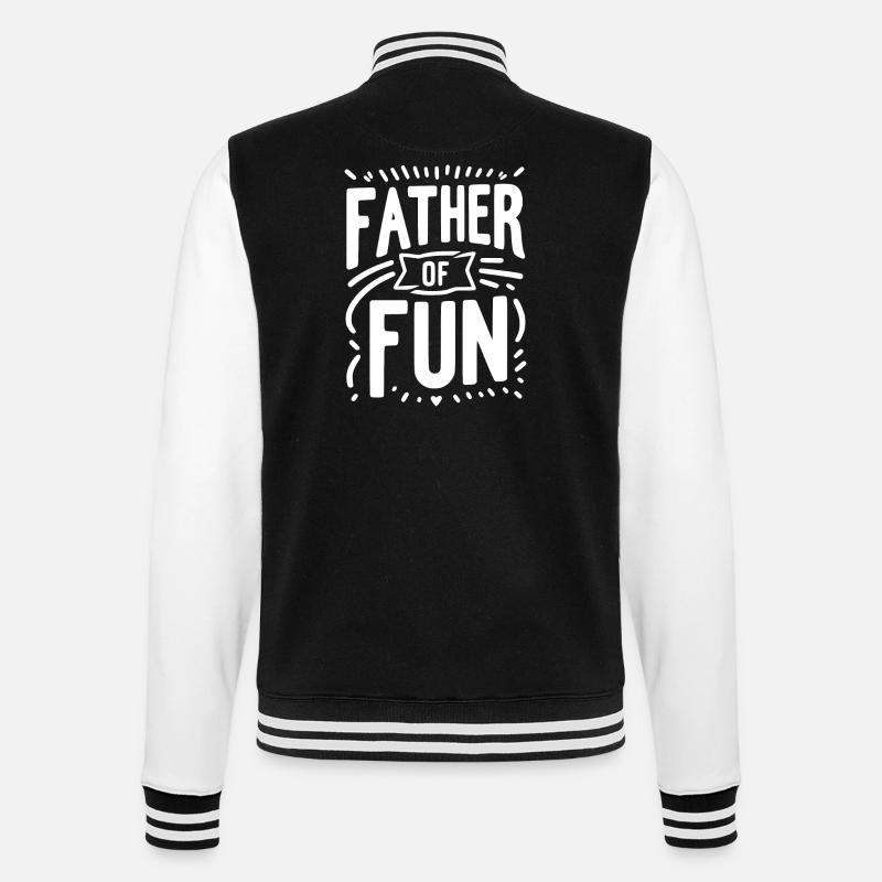 Père du plaisir - Veste Teddy - noir/blanc