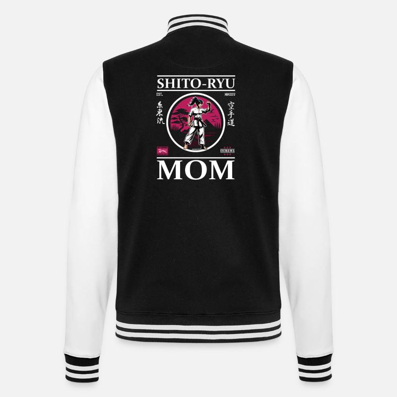 Maman Karaté Shito-Ryu - Veste Teddy - noir/blanc