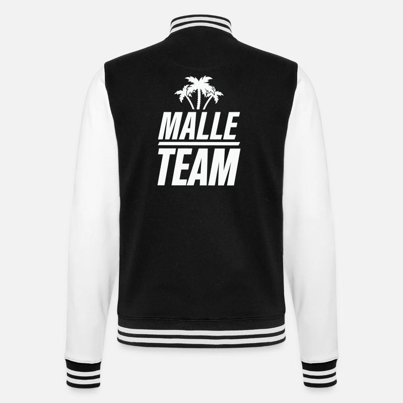 L’équipe Malle - Veste Teddy - noir/blanc