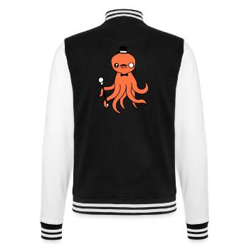 Kraken Mr. Sir Chapeau haut de forme Monocle Lunettes Empire - Veste Teddy - noir/blanc - Dos - Marisol (170cm)
