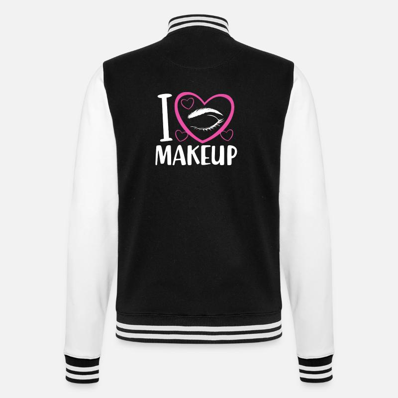 Maquillage Cosmétiques Esthéticienne Microblading - Veste Teddy - noir/blanc