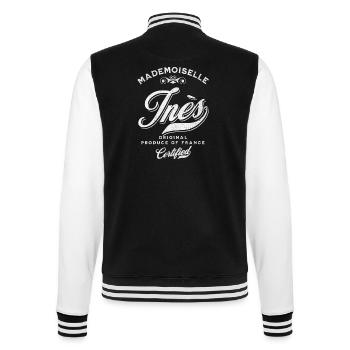 Mademoiselle Inès - Veste Teddy - noir/blanc - Dos - Marisol (170cm)