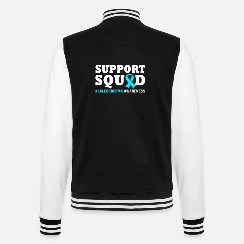 Scleroderma - College Sweat Jacket - black/white