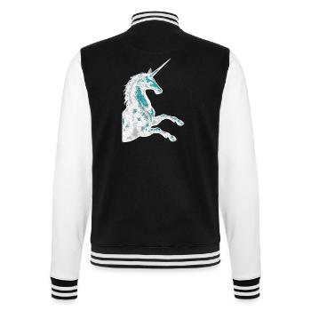 Licorne magique / Esprit Licorne - Veste Teddy - noir/blanc - Dos - Marisol (170cm)