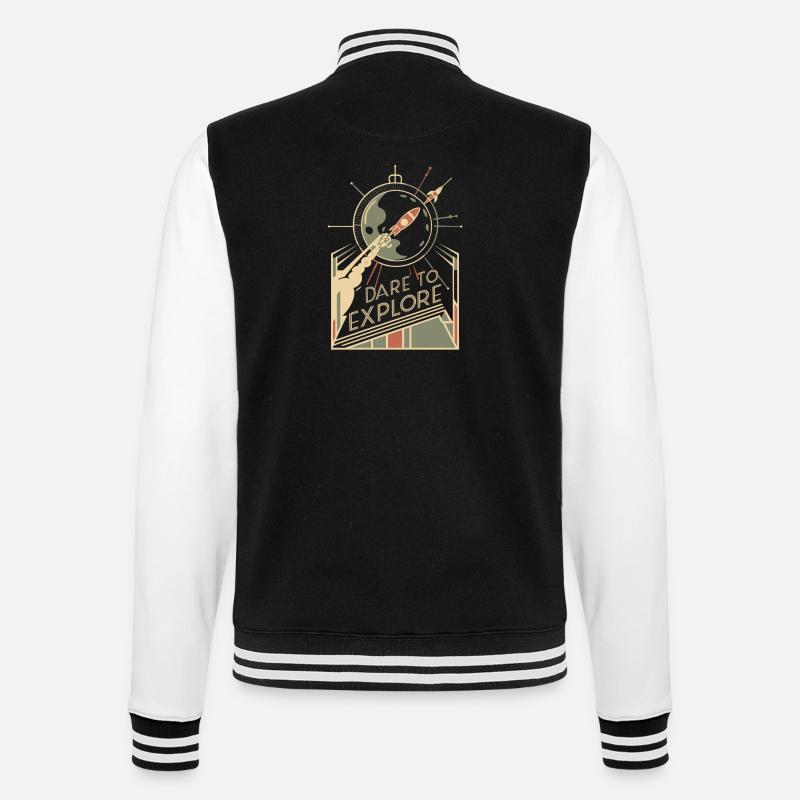 Osez explorer l’inconnu - Veste Teddy - noir/blanc