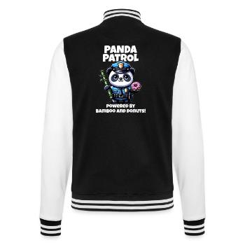 Police Panda - Veste Teddy - noir/blanc - Dos - Marisol (170cm)