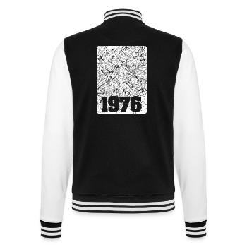 Number 1976 - College Sweat Jacket - black/white - Back - Marisol (170cm)