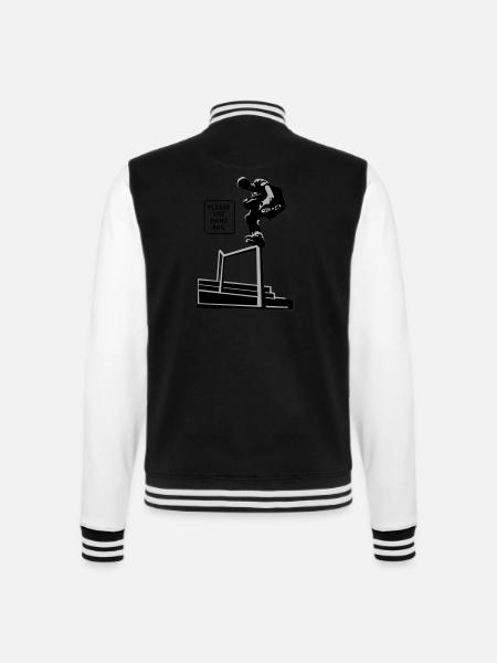 Rampe - Veste Teddy - noir/blanc