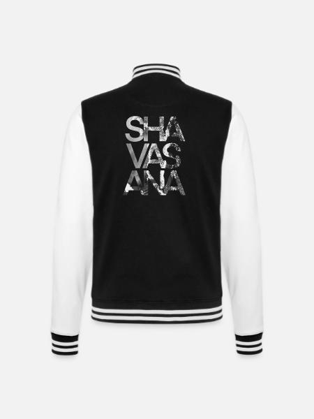 S H A V A S A N A - College-Sweatjacke - Schwarz/Weiß