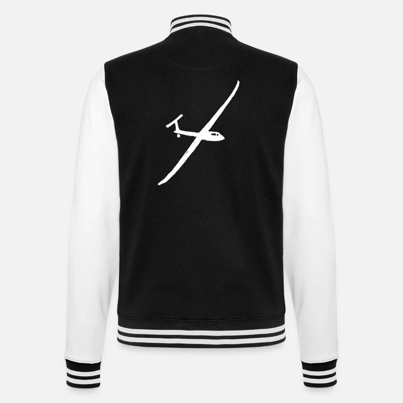 Gliding Motor sailing Gliding - College Sweat Jacket - black/white