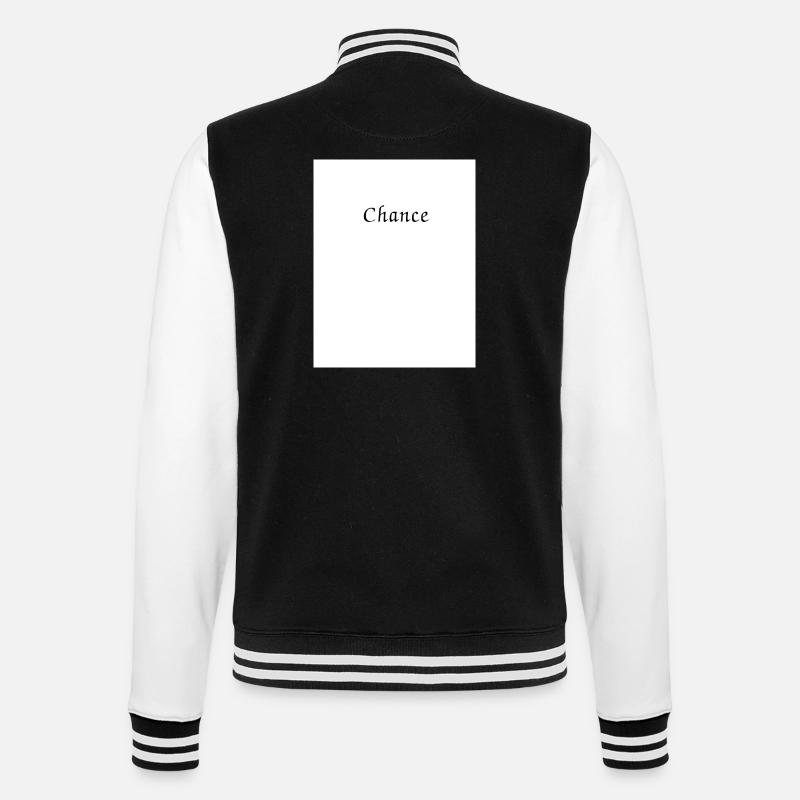 Trending T-shirt design. - College Sweat Jacket - black/white