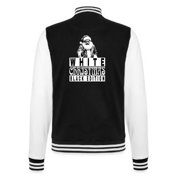 White Christmas Black Edition  - College-Sweatjacke - Schwarz/Weiß - Hinten - Marisol (170cm)