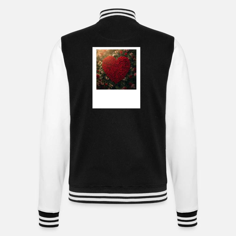 Untitled_design_2 - College-Sweatjacke - Schwarz/Weiß