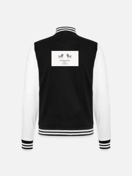 WahrheitderWeisen - College-Sweatjacke - Schwarz/Weiß