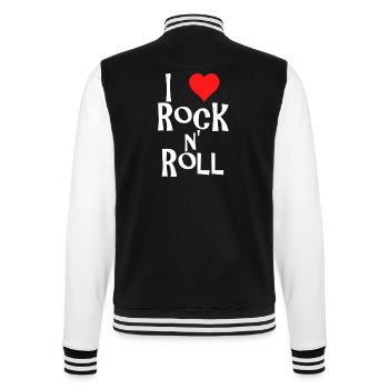 rock n' roll - Veste Teddy - noir/blanc - Dos - Marisol (170cm)
