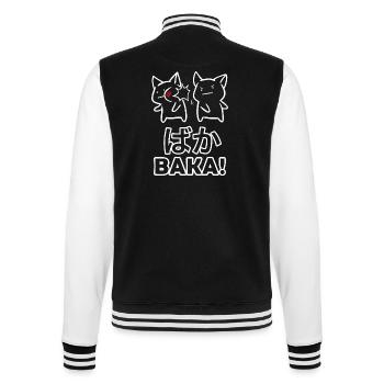 Anime - Baka - College-Sweatjacke - Schwarz/Weiß - Hinten - Marisol (170cm)