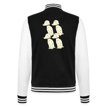 Dalmatian 4 - College Sweat Jacket - black/white - Back - Marisol (170cm)