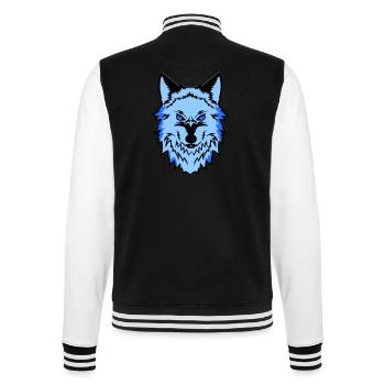 wolf - College-Sweatjacke - Schwarz/Weiß - Hinten - Marisol (170cm)