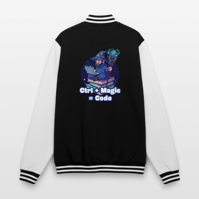 Ctrl Magic Code Zauberer College-Sweatjacke