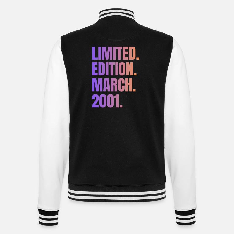 Édition Limitée Mars 2001 - Veste Teddy - noir/blanc