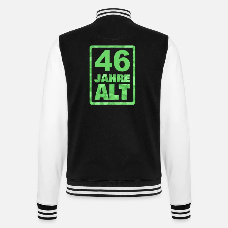 Âge 46 - Veste Teddy - noir/blanc