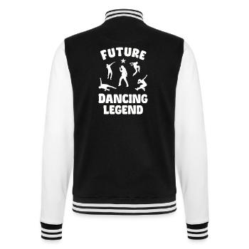 Future Dancing Legend - College Sweat Jacket - black/white - Back - Marisol (170cm)