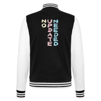 No Update colourful - College-Sweatjacke - Schwarz/Weiß - Hinten - Marisol (170cm)