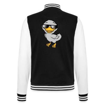 Cool Sunglasses Ducklings Comic - College Sweat Jacket - black/white - Back - Marisol (170cm)