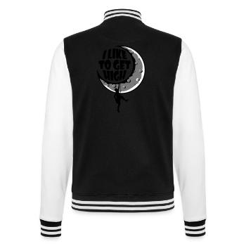 aiment se défoncer - Veste Teddy - noir/blanc - Dos - Marisol (170cm)